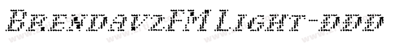Brendav2FM Light字体转换 Brendav2FM Light字体转换